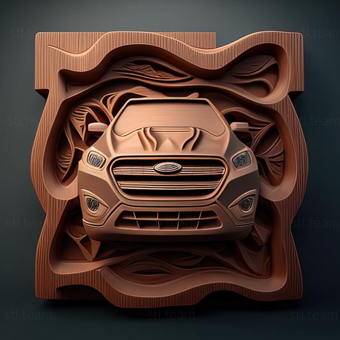 3D модель Форд Эскейп Гибрид (STL)